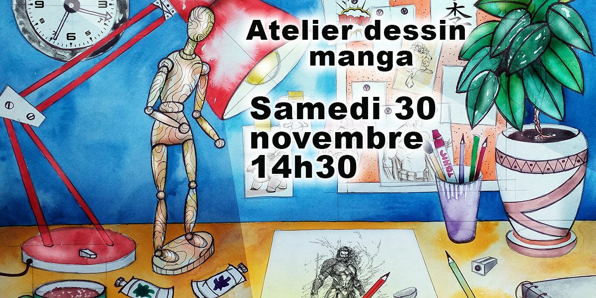 Atelier de dessin manga