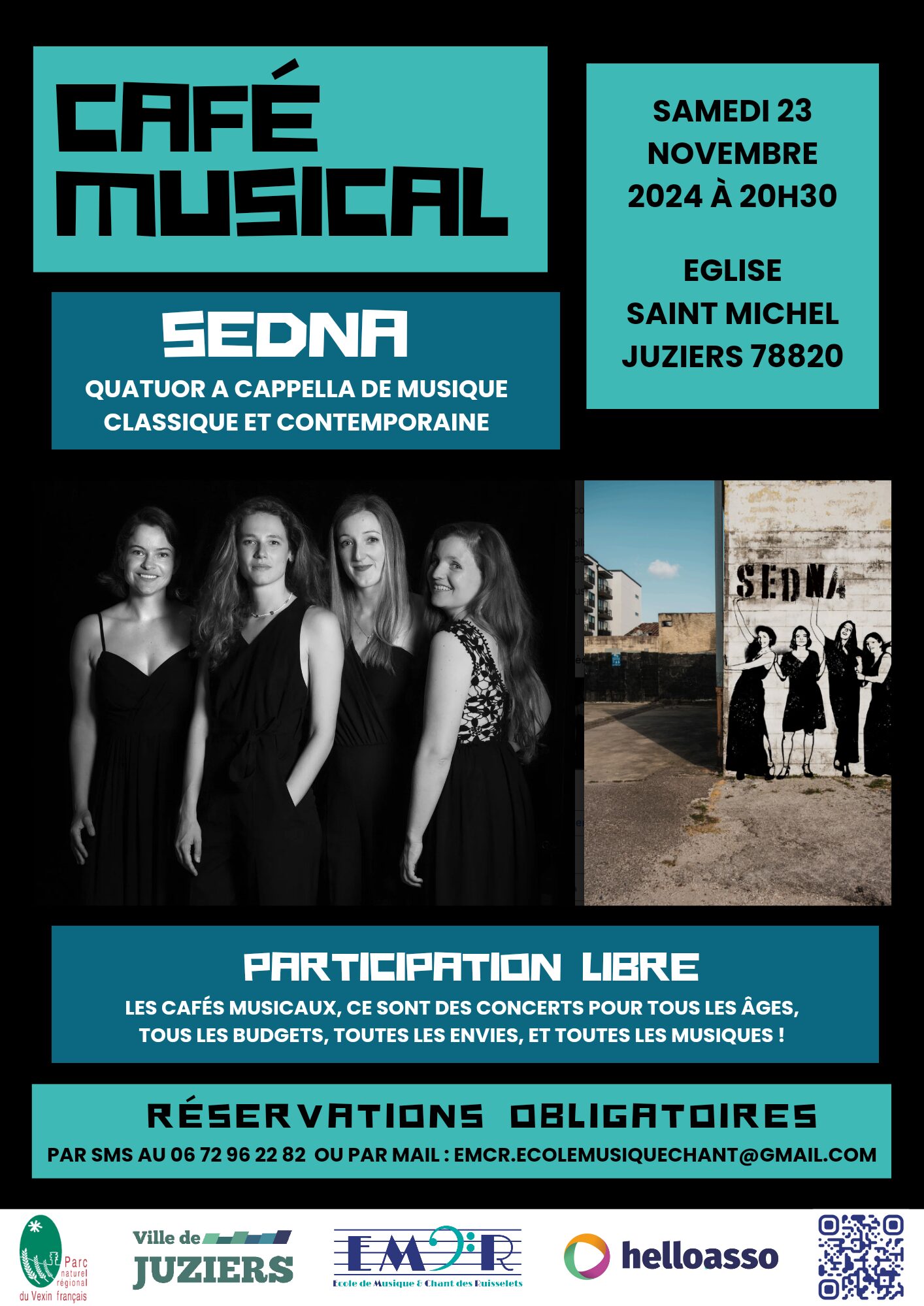 Café Musical "Sedna" Quatuor a Capellade musique contemporaine et classique