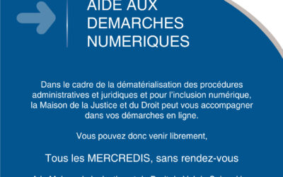 Aide aux démarche numérique de la maison de la justice