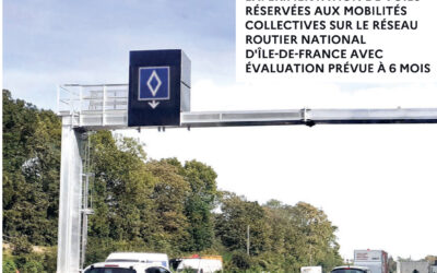 Expérimentation des voies réservées aux mobilités partagées sur l’autoroute A13