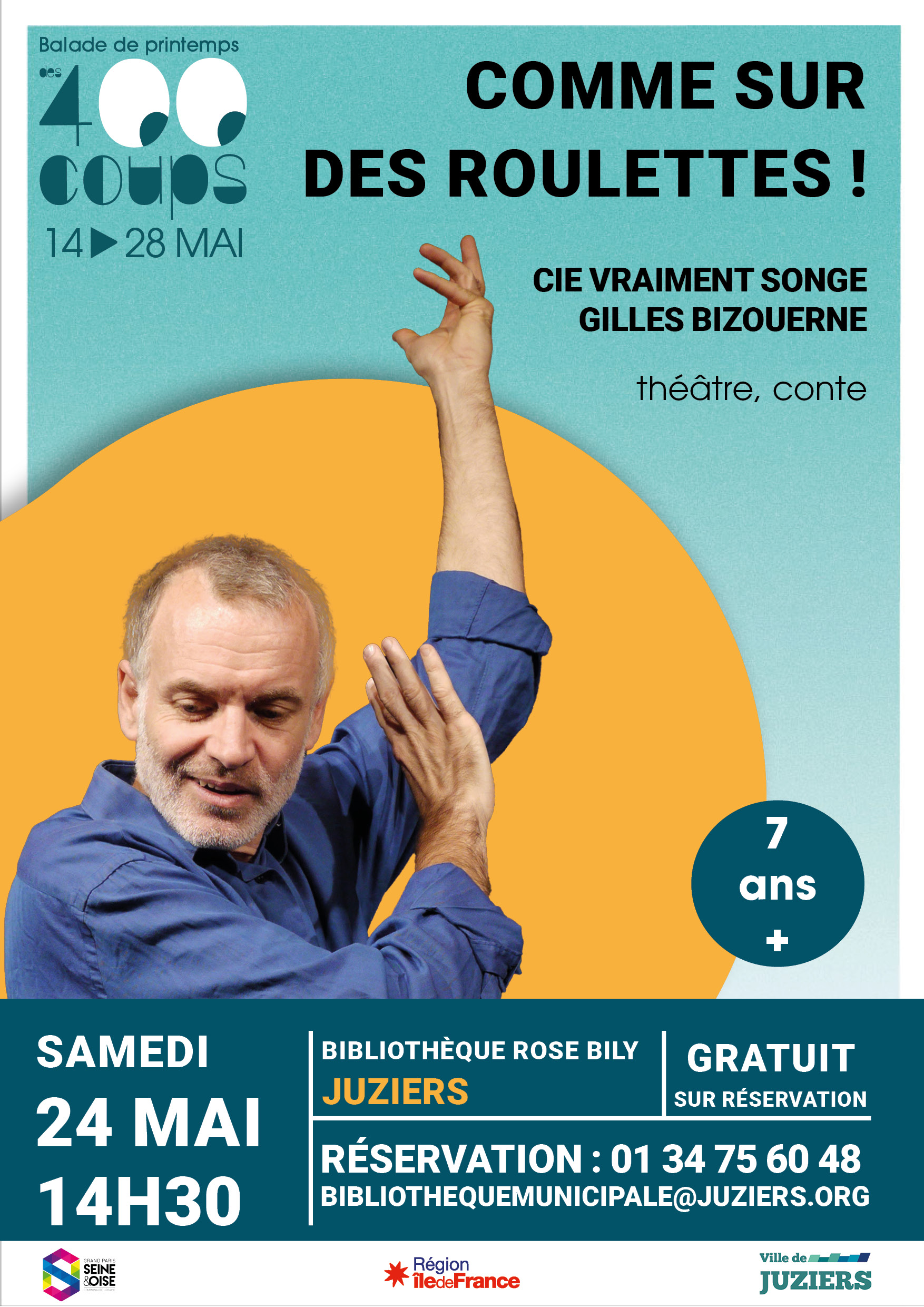 Théâtre et contes " Comme sur des roulettes"
